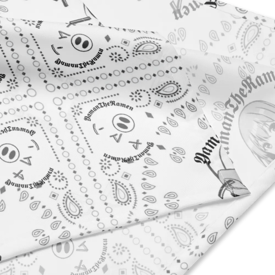 YTR Official Anime Girl Custom Bandana (Mirrored) White product image (2)