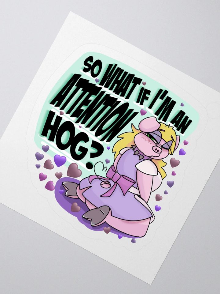 Attention Hog - Sticker product image (4)