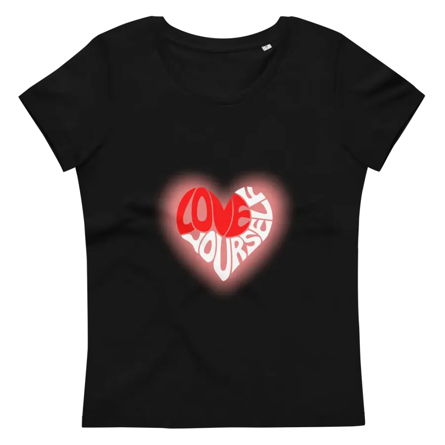 Love Yourself Heart Graphic Tee product image (3)