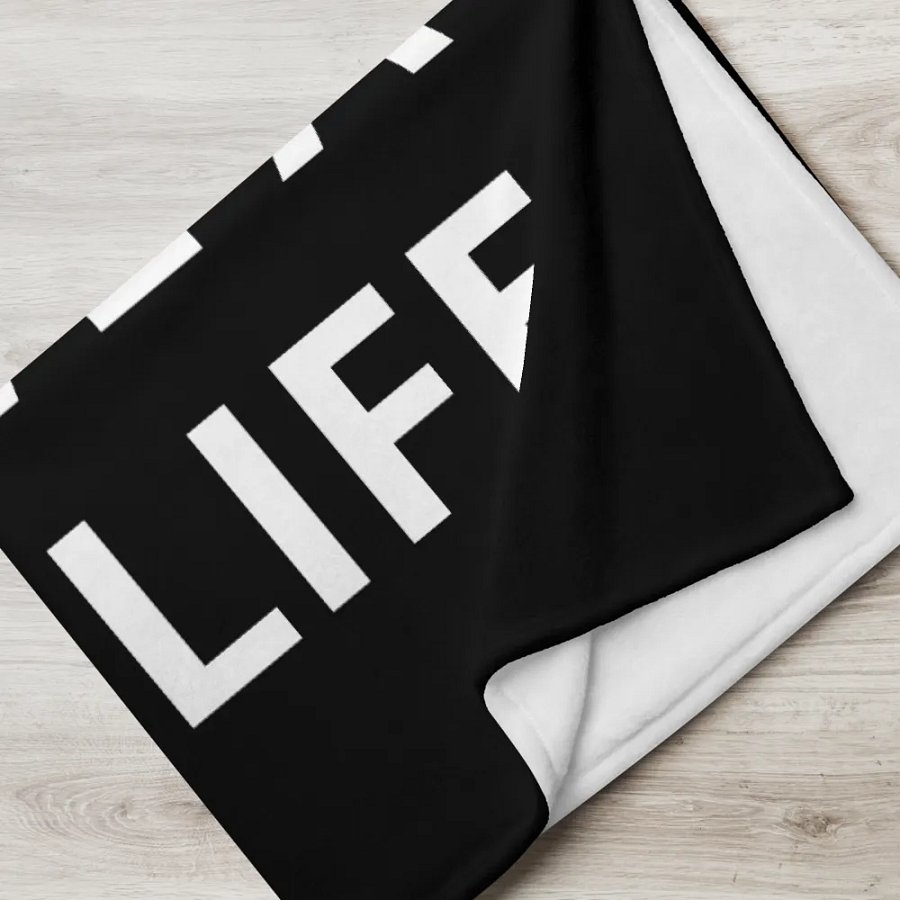 Dogs have a better life- Throw Blanket product image (17)