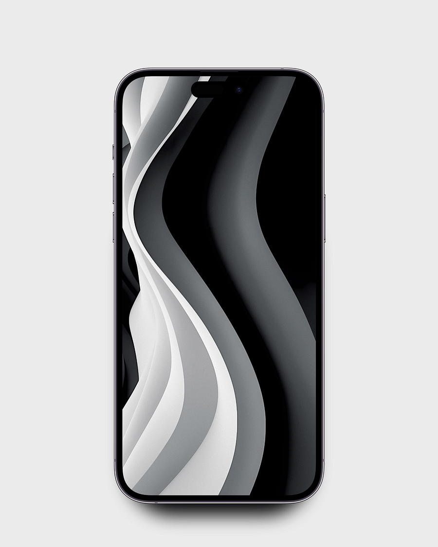 Grayscale Tides 8K Wallpaper Pack [UPDATE] product image (9)
