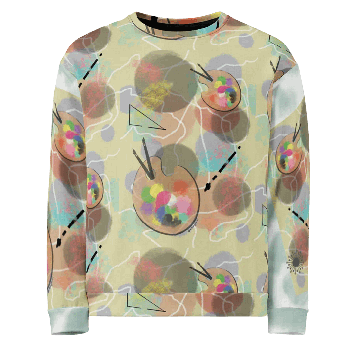 AbstractWear #3 Unisex Art Sweatshirt/Pastels product image (1)
