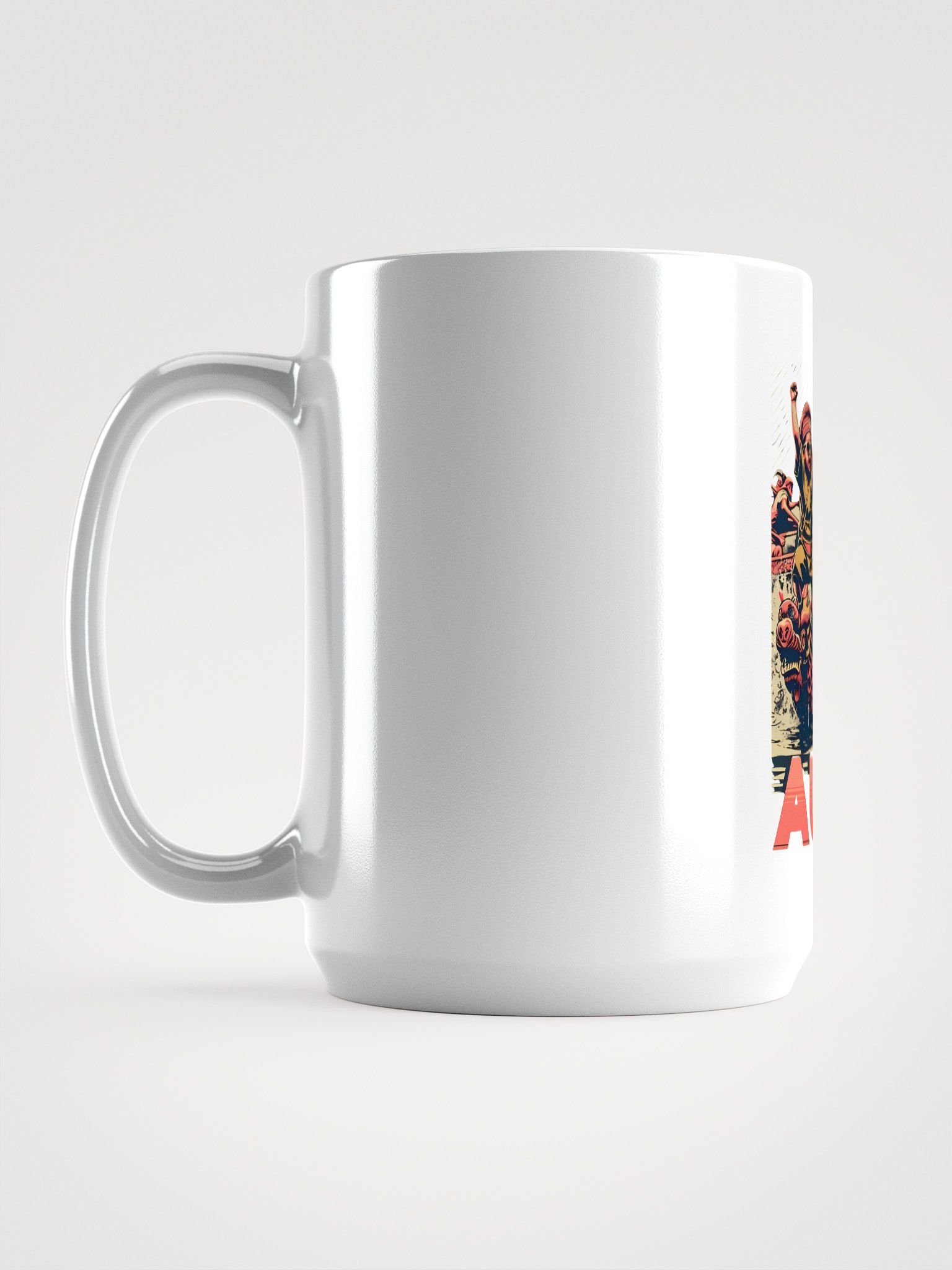 Energetic Dragon Boat Race | Aura Art Print Mug product image (6)