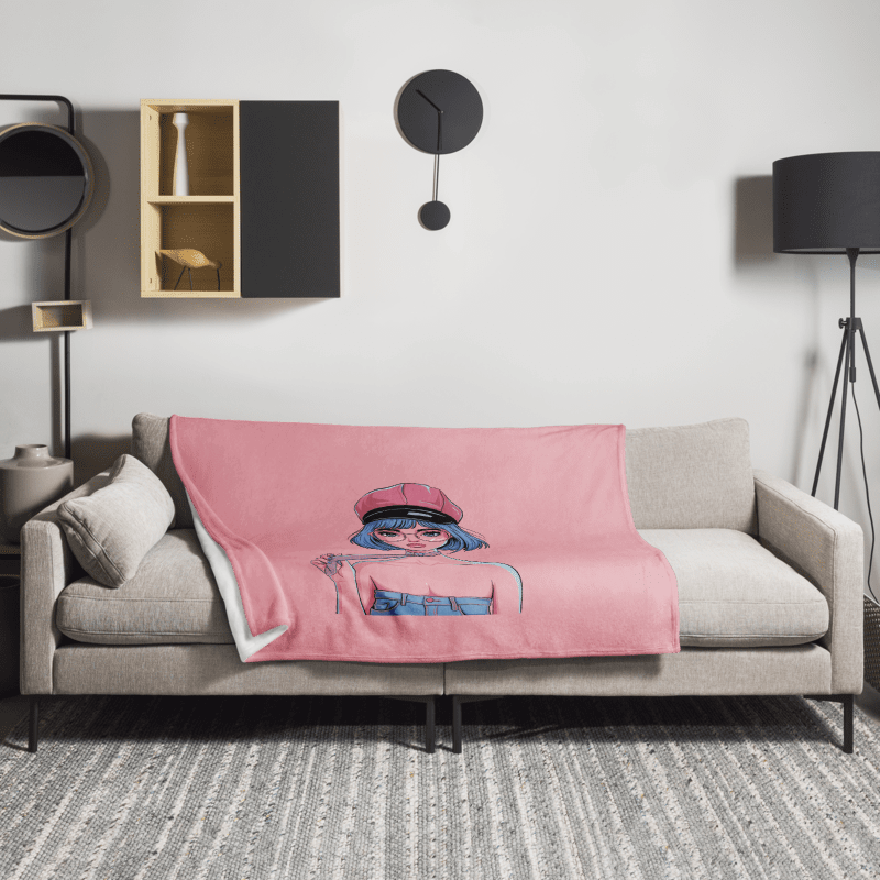 Colorful Cartoon Chic Throw Blanket product image (4)