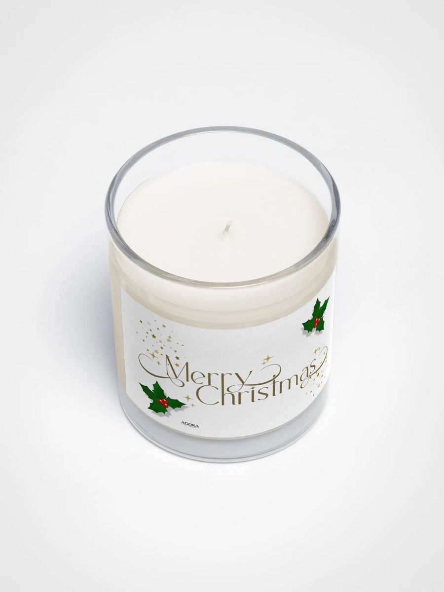 Golden Stars Merry Christmas Soy Candle product image (3)