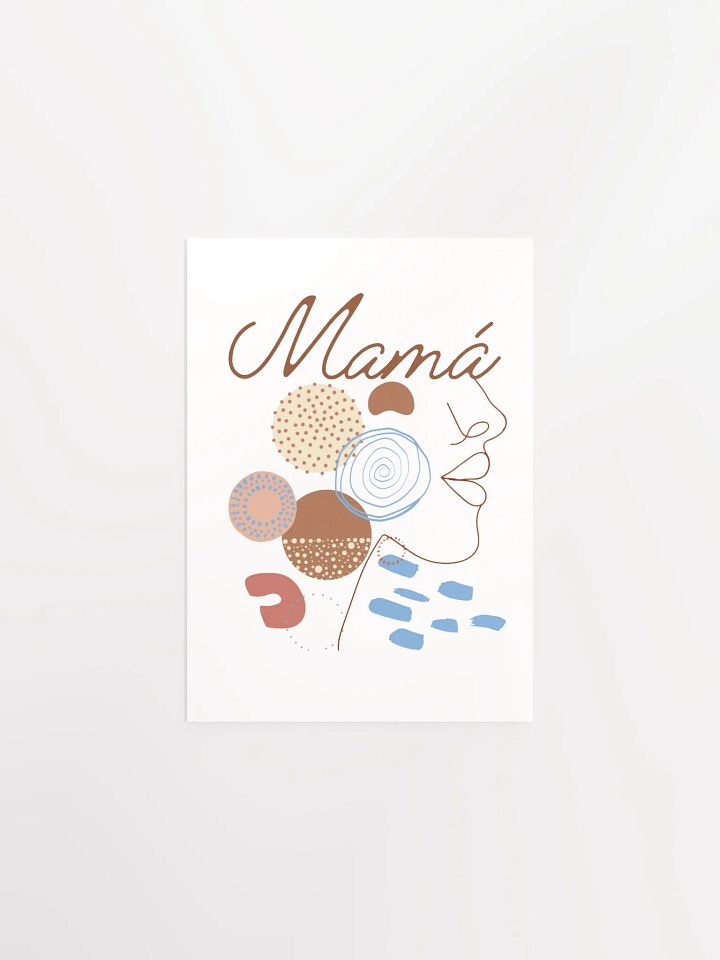 Mamá Boho Mothers Day Design Spots paper poster product image (1)