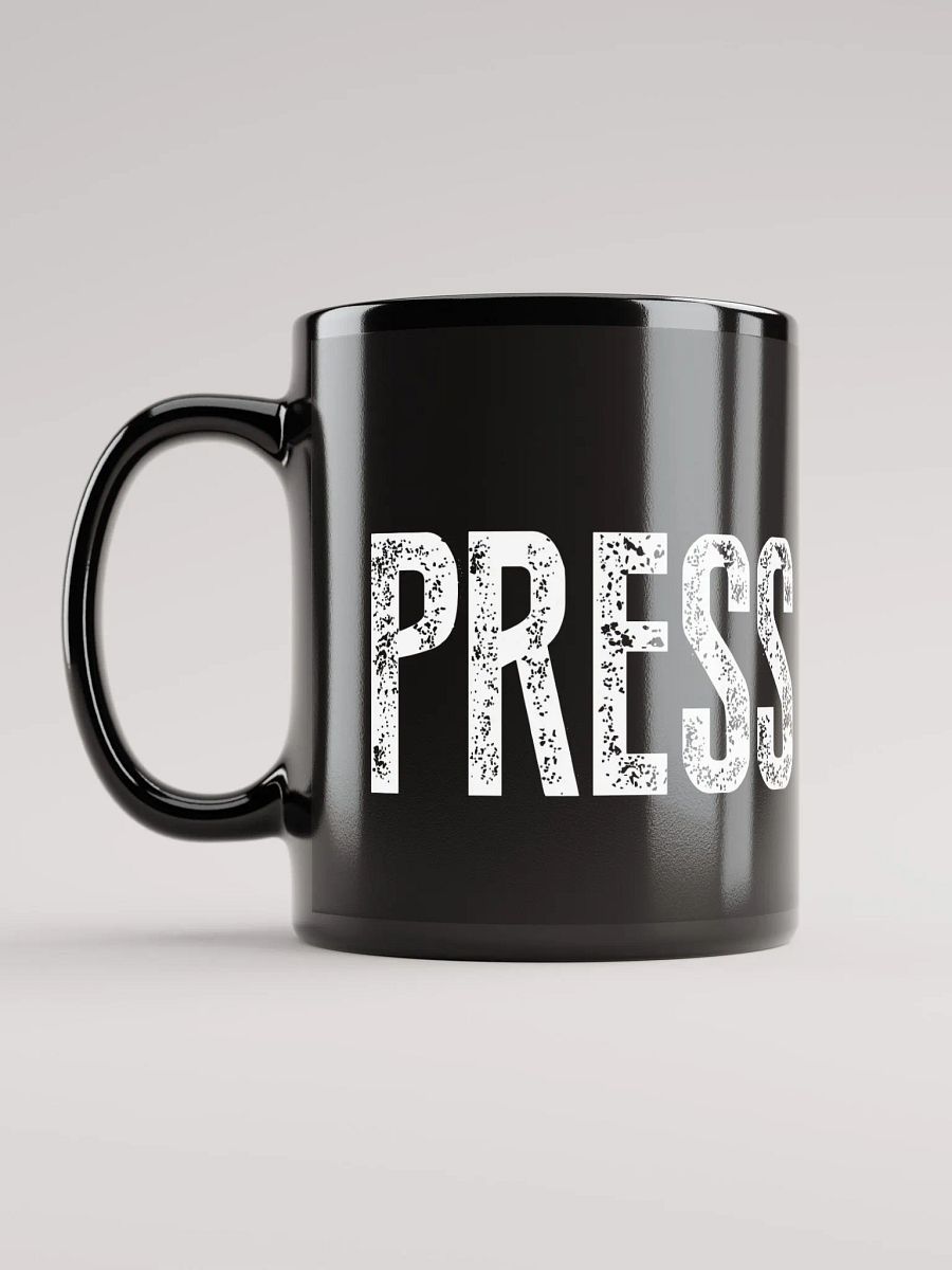 SSN Logo Black Glossy Mug Left Handed product image (3)