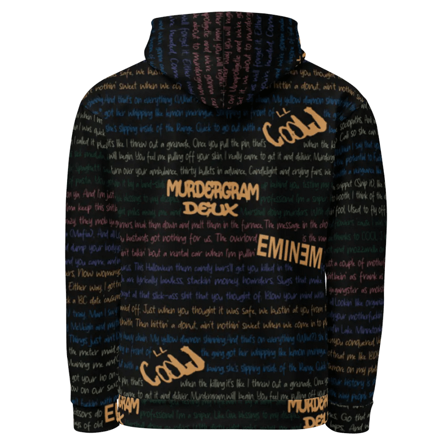 Murdergram Deux - LL Cool J ft. Eminem - BLACK/MULTI-COLOURED - Unisex Hoodie product image (3)