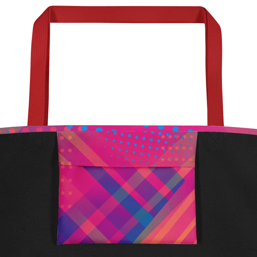 Vibrant Geometry All-Over Tote bag for trendy moms colleagues product image (2)