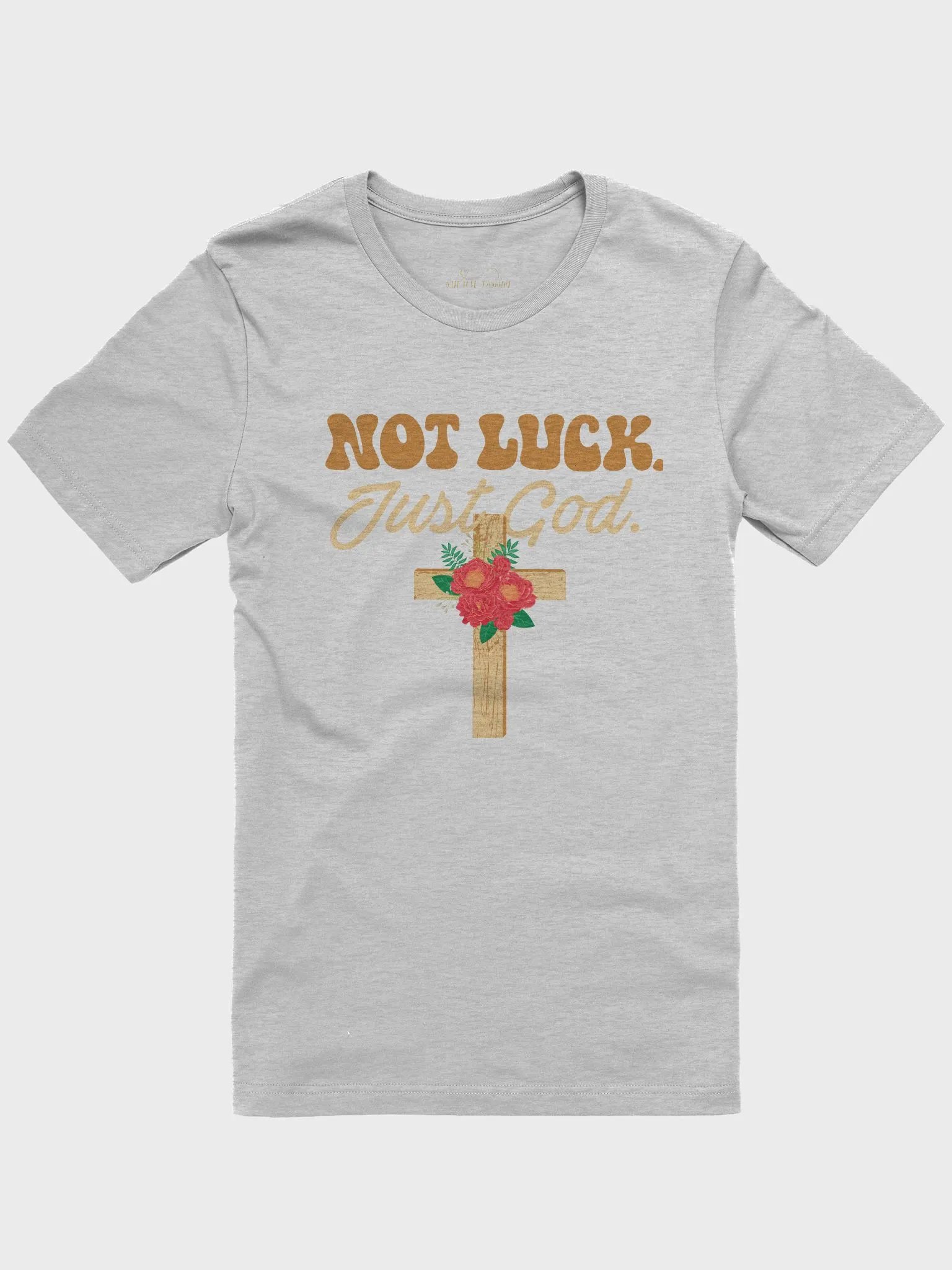 NOT LUCK.JUST GOD. T-SHIRT & DIGITAL MY PRAYER & GRATITUDE JOURNAL BUNDLE product image (3)