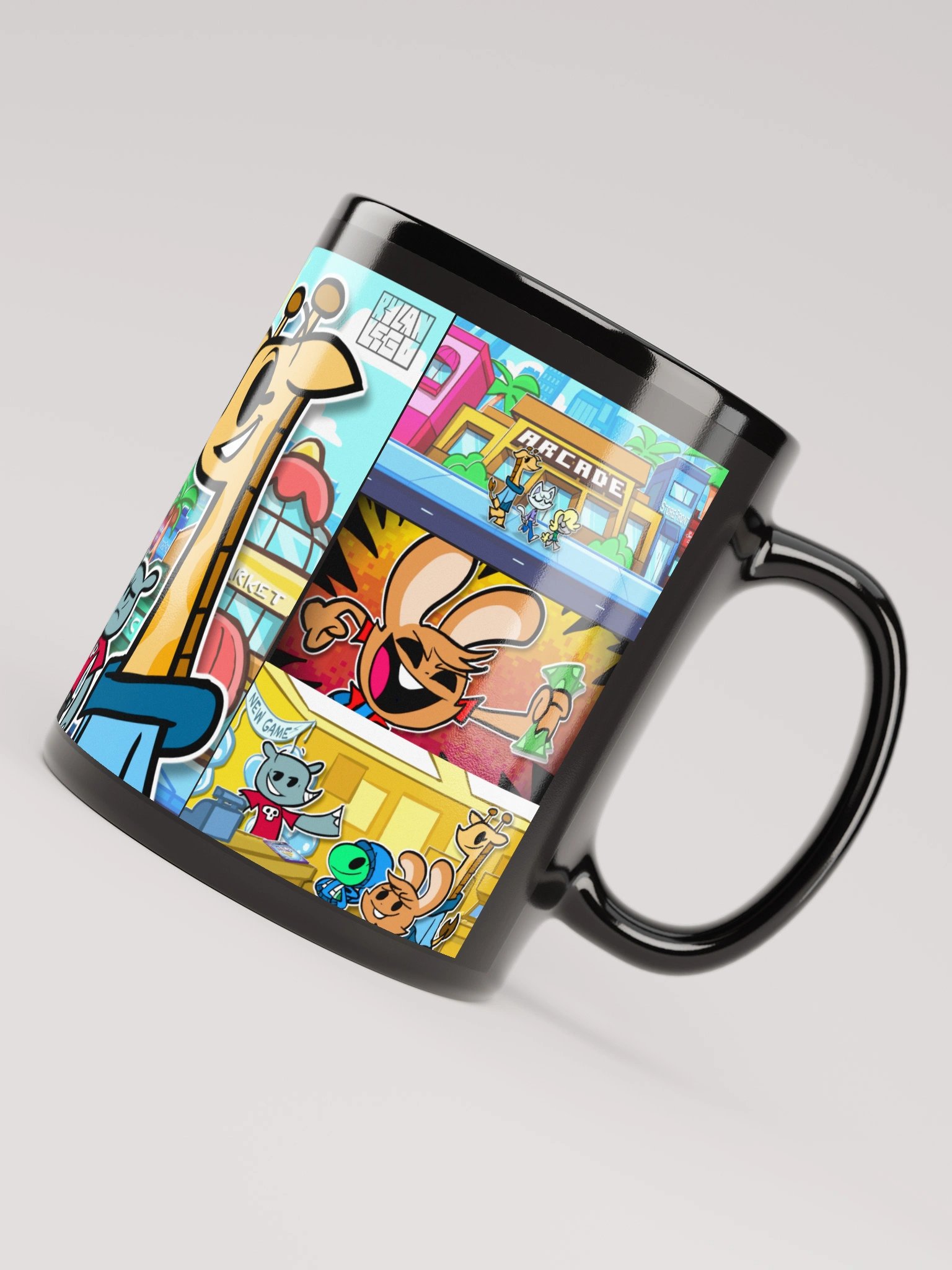 Top and RabRab - Player 3 Black Mug product image (6)