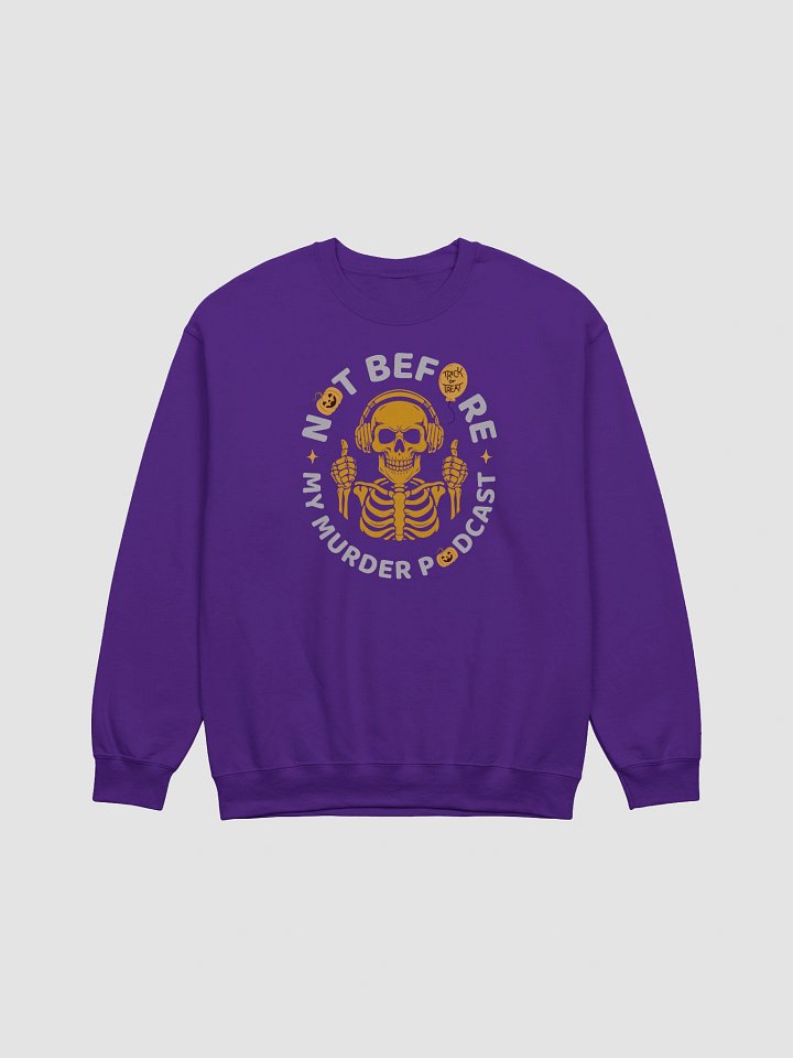 Murder Podcast Skeleton Sweatshirt - Dark product image (2)