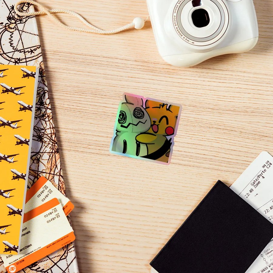 MimChu Emote Holo Sticker product image (7)