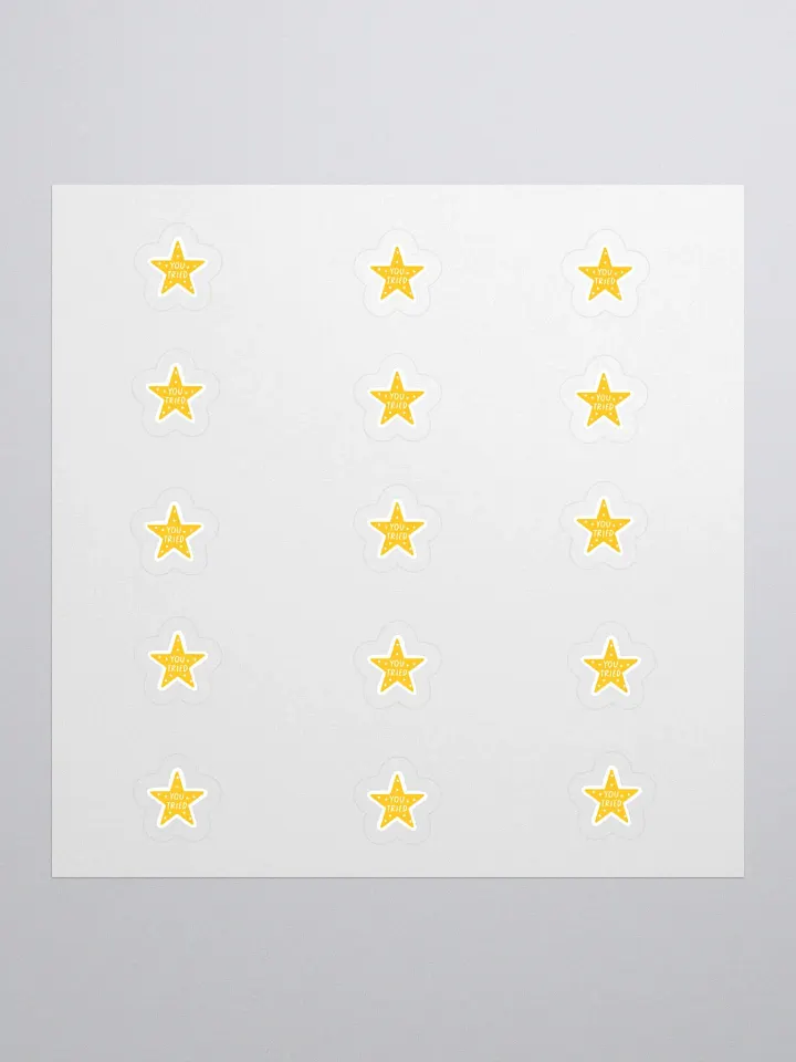 You Tried Sticker (SMALL Sheet) product image (1)