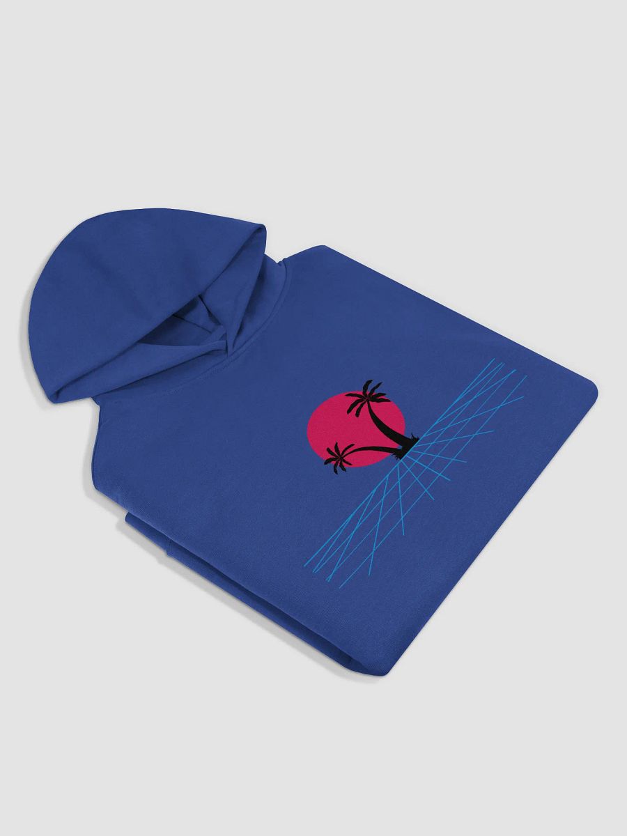 Retro Grid Sunset Oversized Hoodie product image (4)