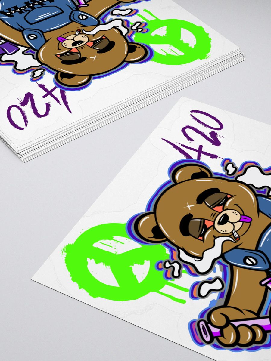 Trippy Bread the Bear Sticker product image (4)