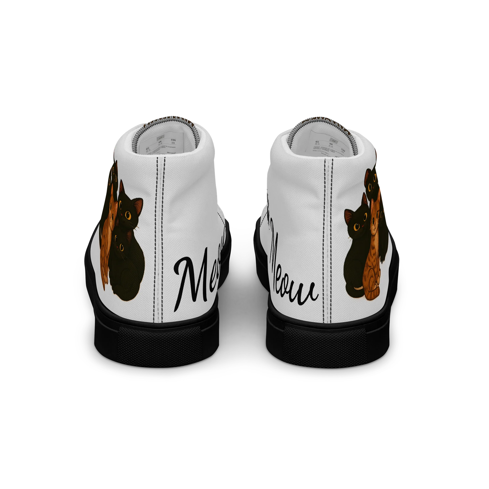 Kitty Cat Men's High Top Shoes product image (7)