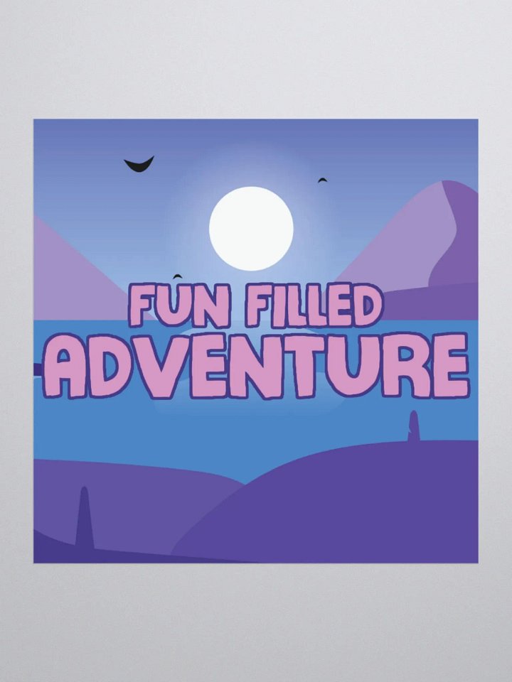 Fun Filled Adventure Emblem Kiss Cut Stickers product image (1)
