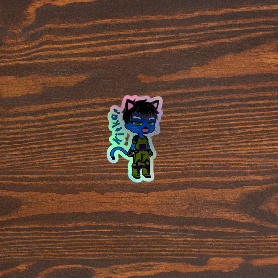 Kitkat - Cosmic Cats - rainbow sticker product image (3)