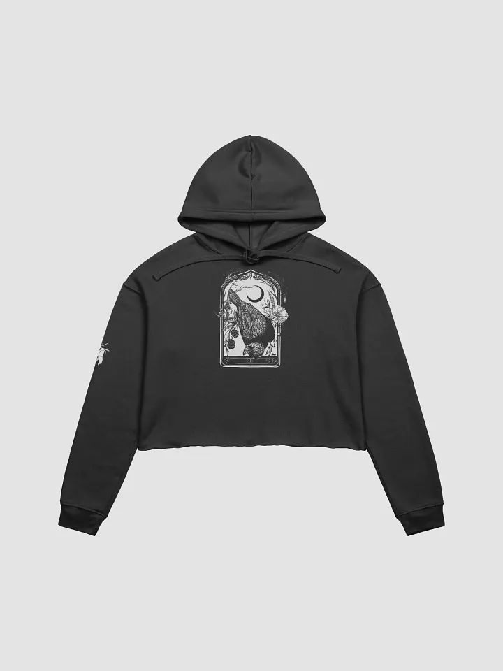 XIII Tarot (Raven) crop hoodie product image (1)