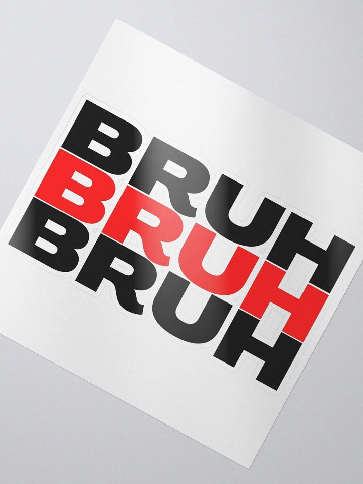 BRUH 3x Sticker product image (2)