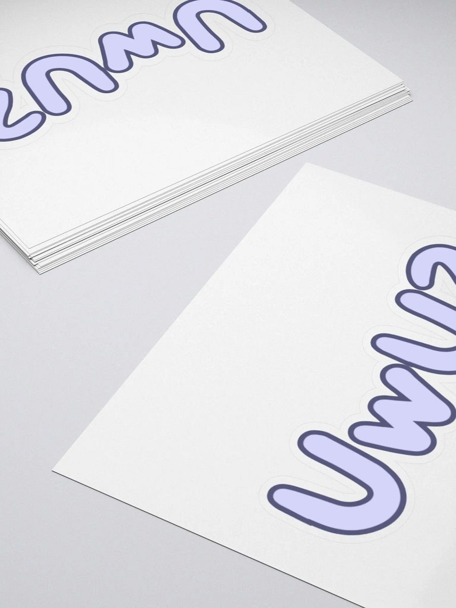UwU? Sticker, Blue product image (10)