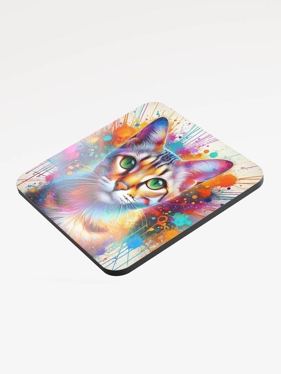 Glossed Cork Coaster: Egyptian Mau product image (3)