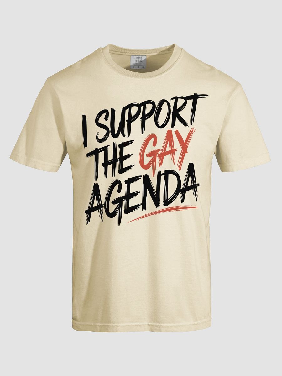 I Support The Gay Agenda Unisex T-Shirt product image (5)