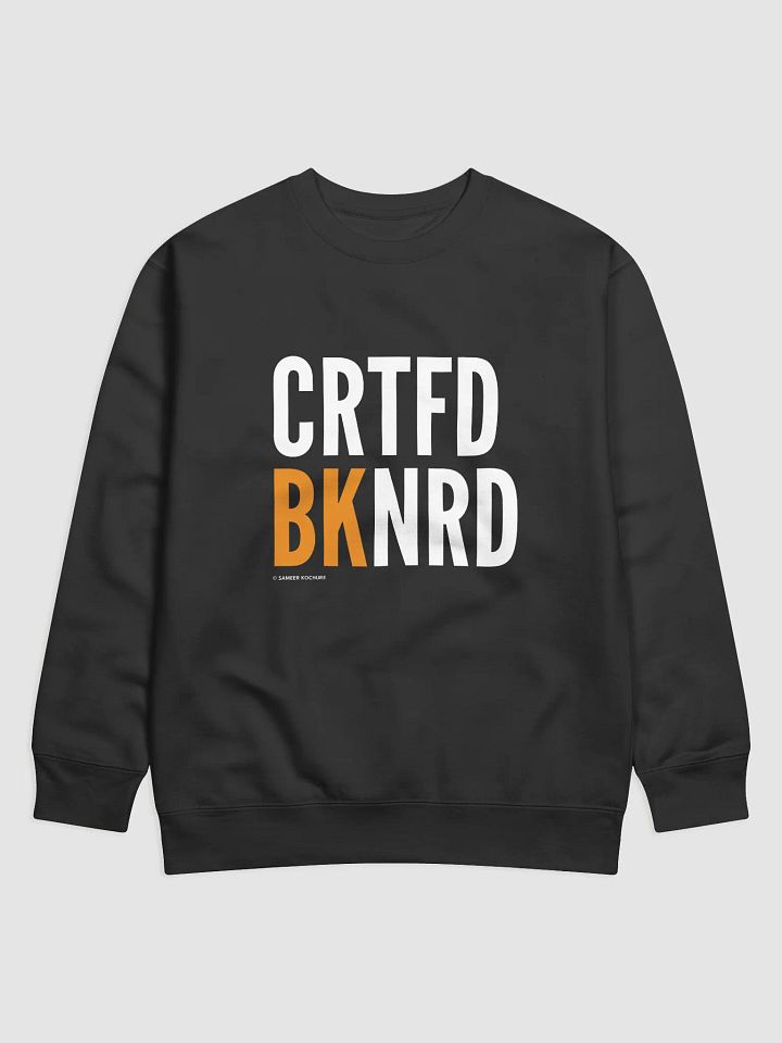 'Certified Book Nerd' Unisex Premium Sweatshirt product image (1)