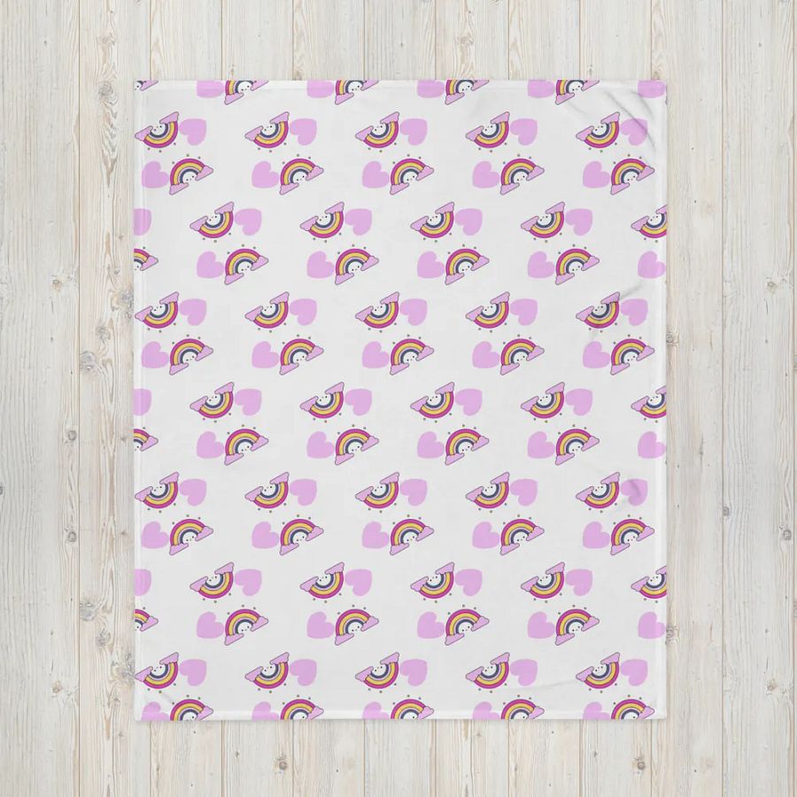 Sweetheart Rainbow Snuggle Blanket product image (2)