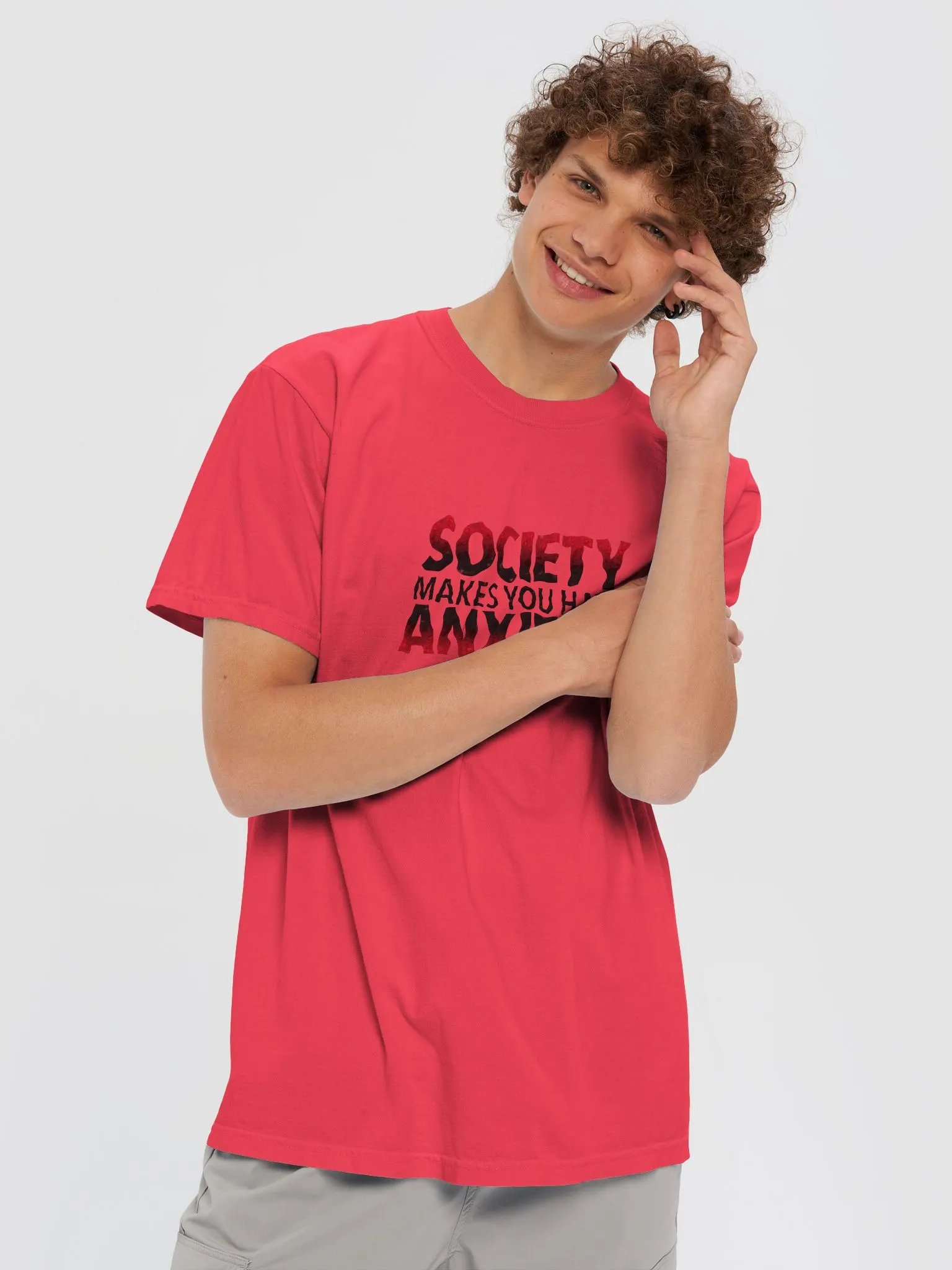 Society Makes You Have Anxiety Heavyweight T-Shirt product image (82)