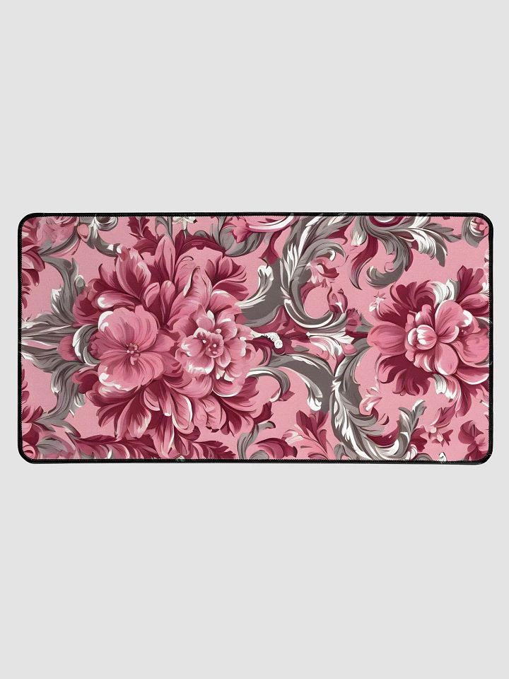 Desk Mat (31.5x15.5 inches) - Pink Floral Design 2 product image (1)
