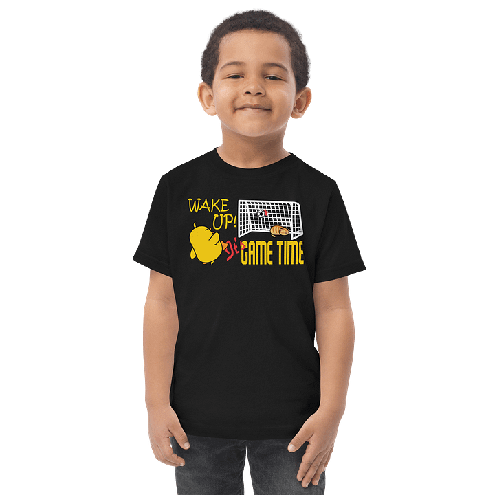 Soccer Cat (WAKE UP, It's GAME TIME) - Toddler T-shirt product image (1)