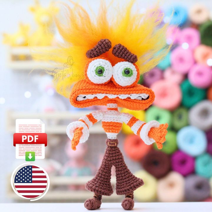 Anxiety Amigurumi Pattern (Digital Download) product image (1)