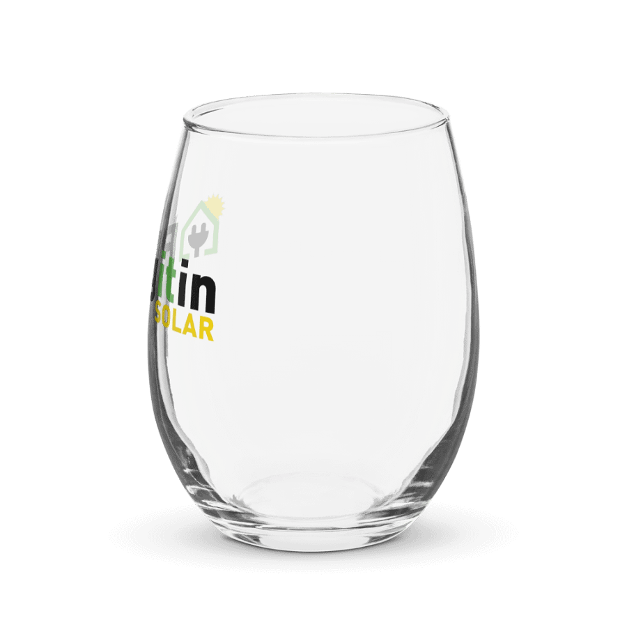 Plug It In Solar High-Quality Stemless Wine Glass product image (3)