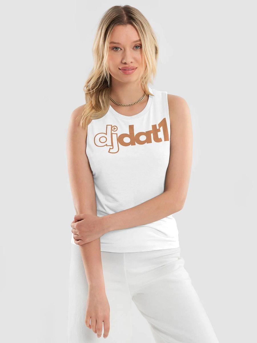 [DJDAT1] Women's Flowy Muscle Tank (mango logo) product image (3)