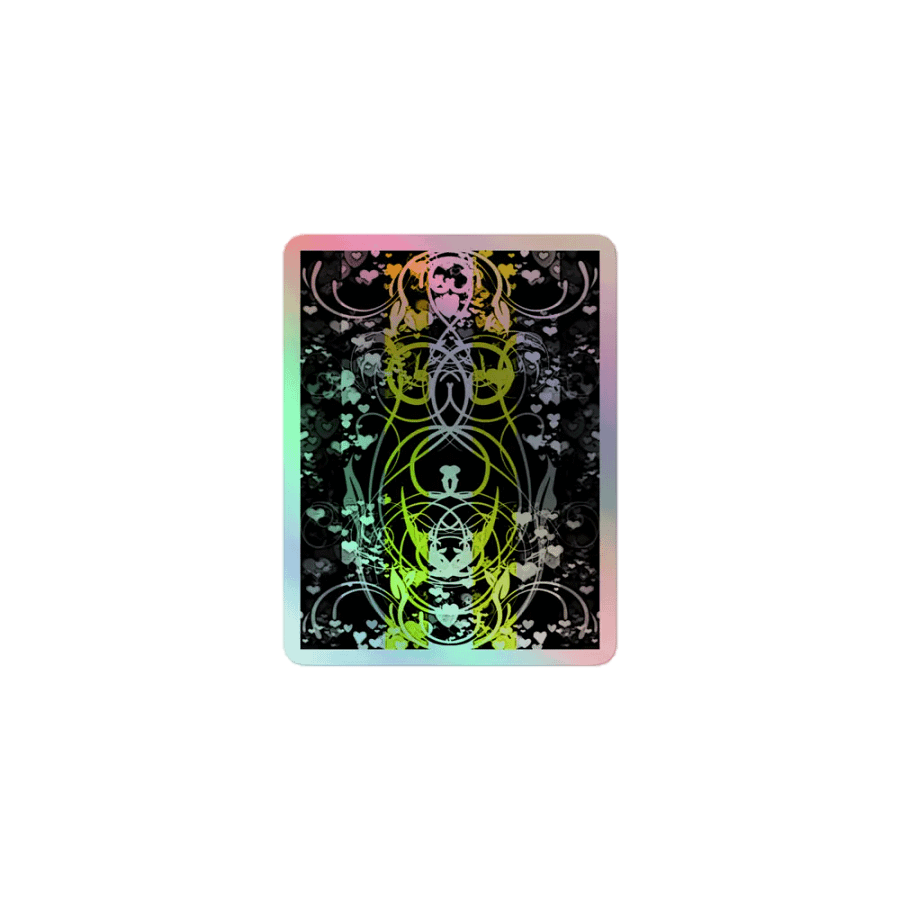 Demigender Pride Flag Sticker (Flourish Variation) product image (1)