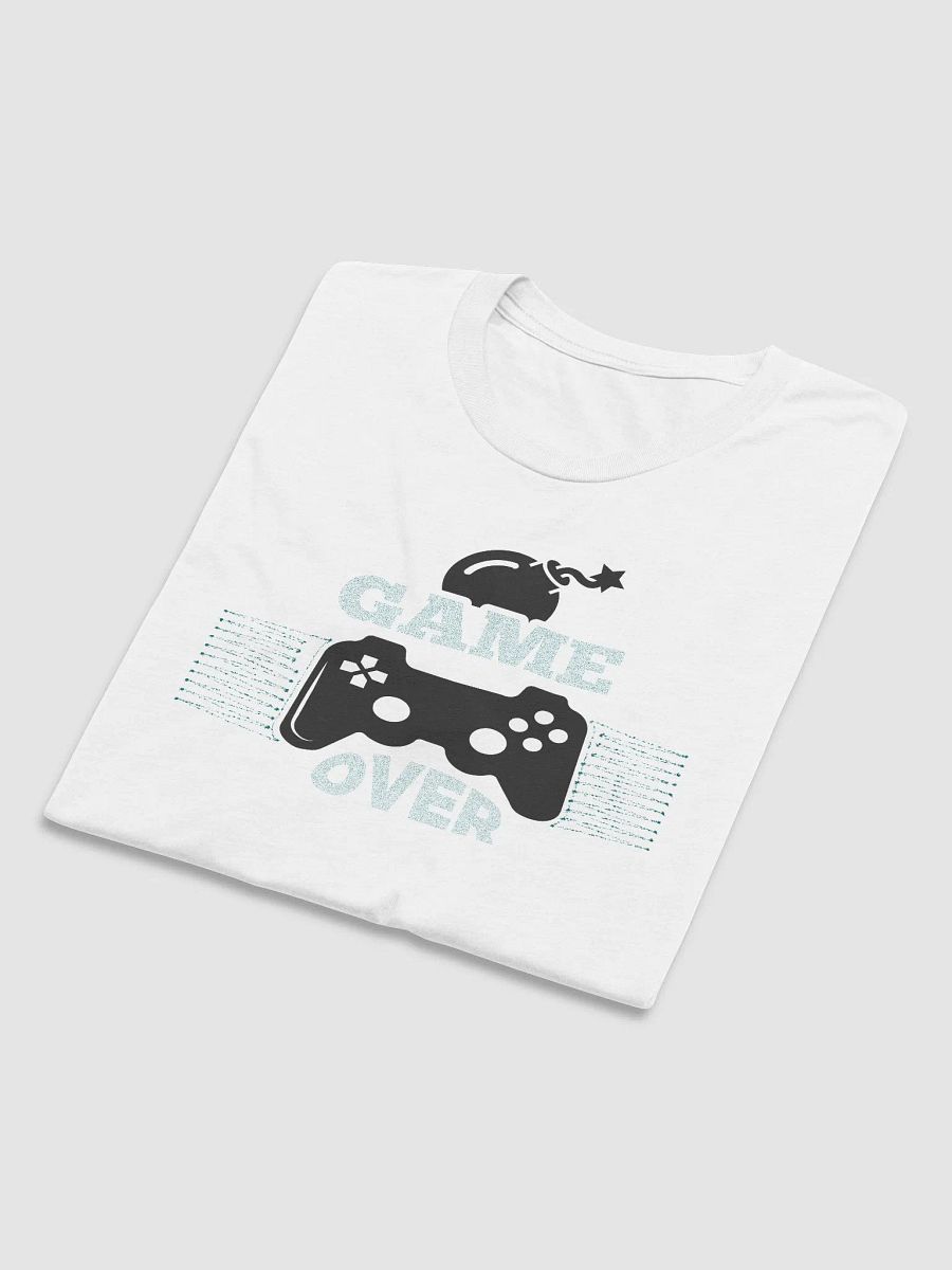 Game Over Gamer Pixelated Gaming Whale T-Shirt product image (6)