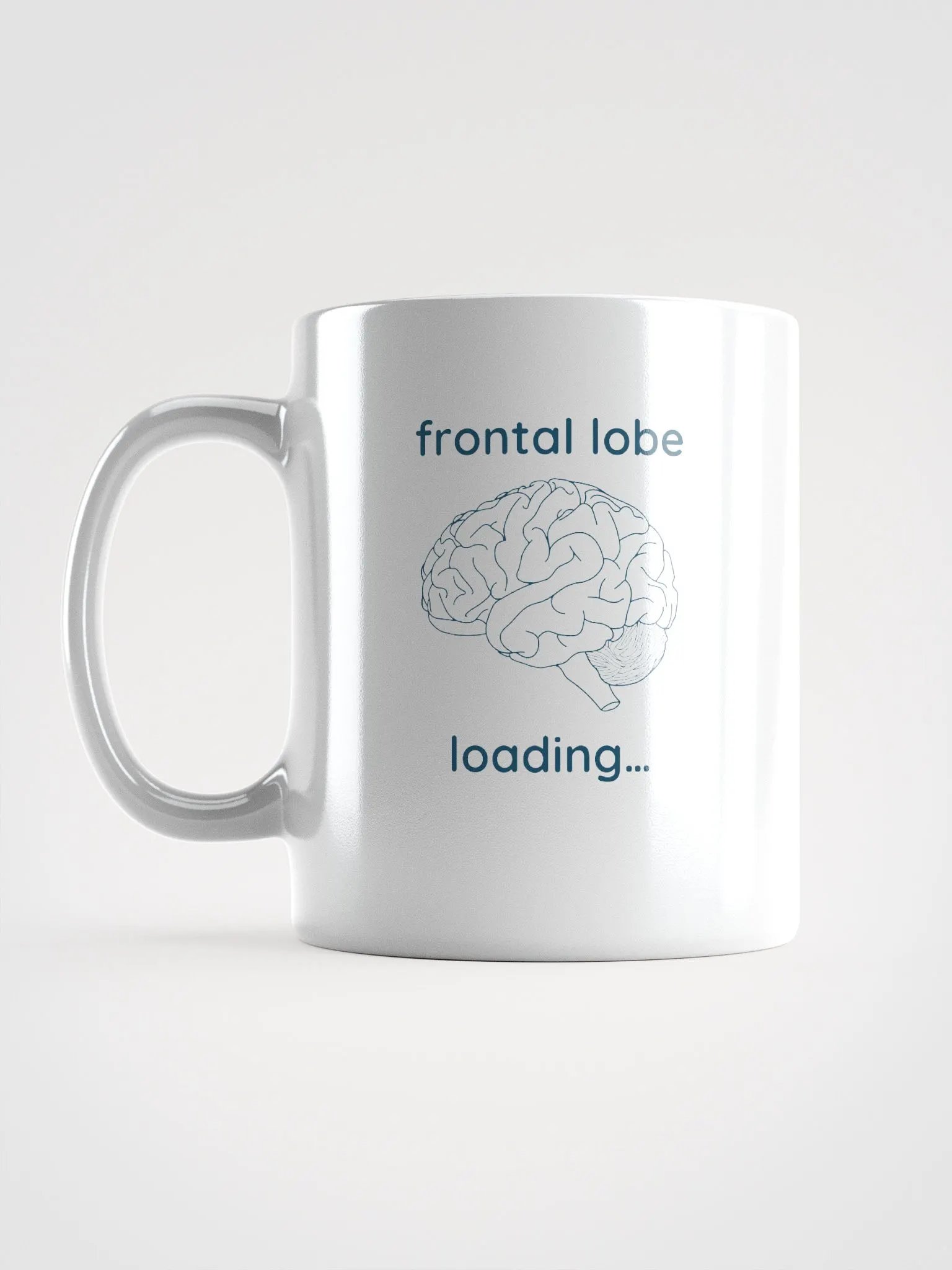 frontal lobe loading... mug (teal) product image (17)