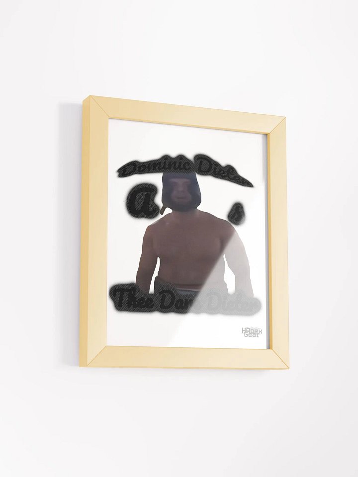 Dominic Dieter As Thee Dare Dieter 02 - Framed - High-Quality Matte Poster product image (2)