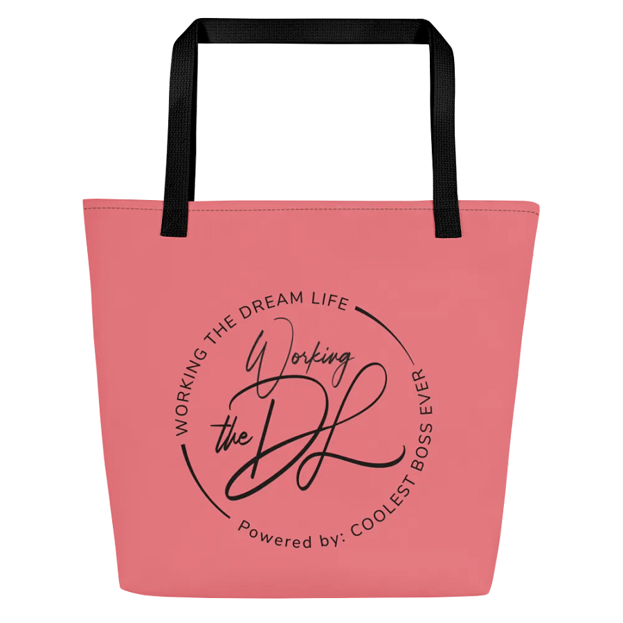 Pink Econscious Organic Cotton Tote Bag – Eco-Friendly Reusable Shopping & Everyday Carry Bag product image (6)