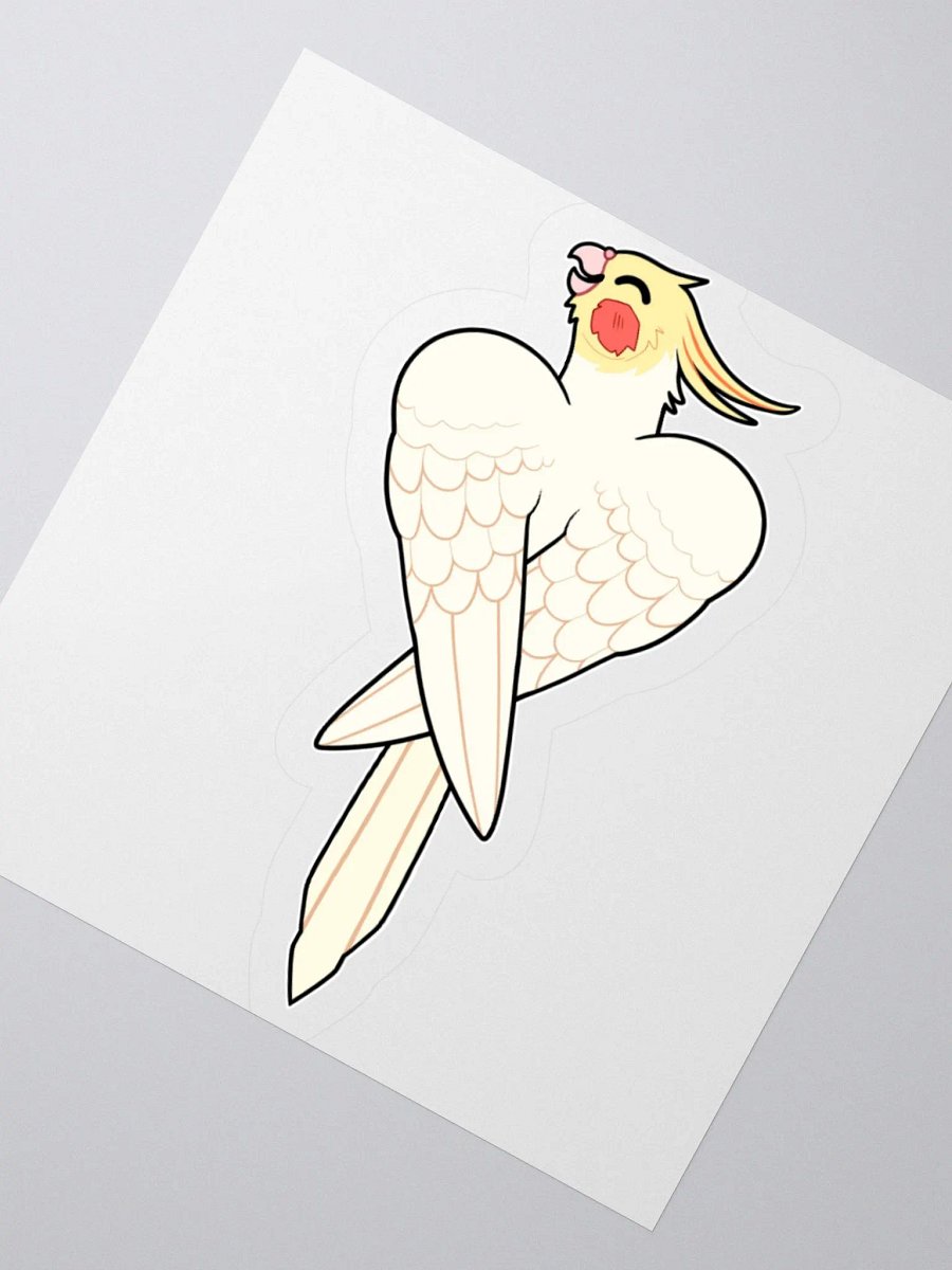 PRETTY BIRD STICKER (Yellow) product image (1)