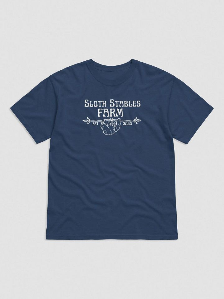 Sloth Stables Farm Tee - Embroidery White product image (2)