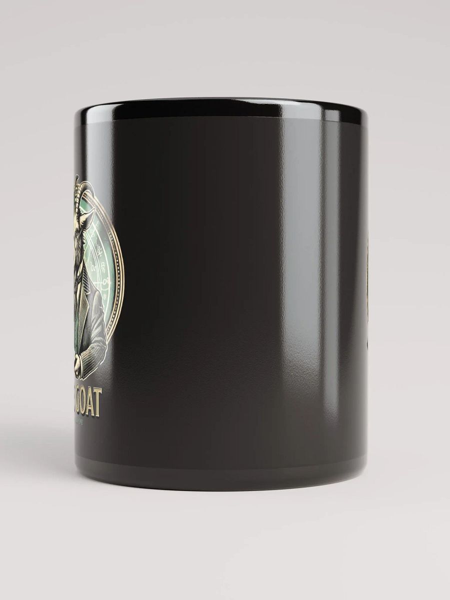 Dr. Dillamond "The GOAT" Broadway Mug – Black Glossy Ceramic Coffee Cup product image (5)