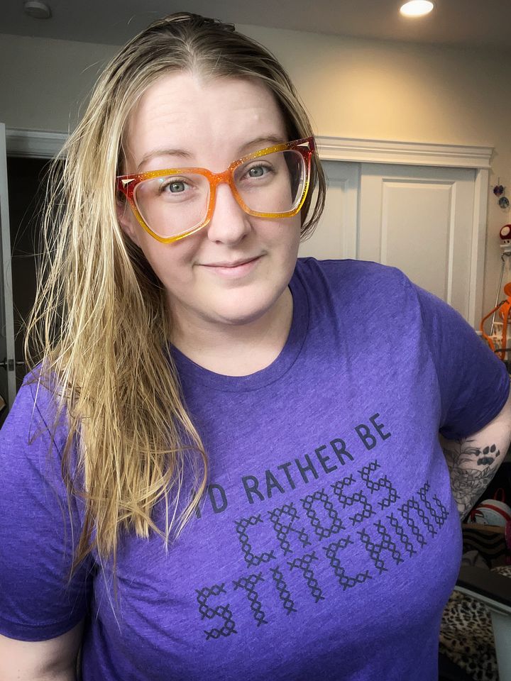 I'd Rather Be Cross Stitching Unisex Tee product image (1)