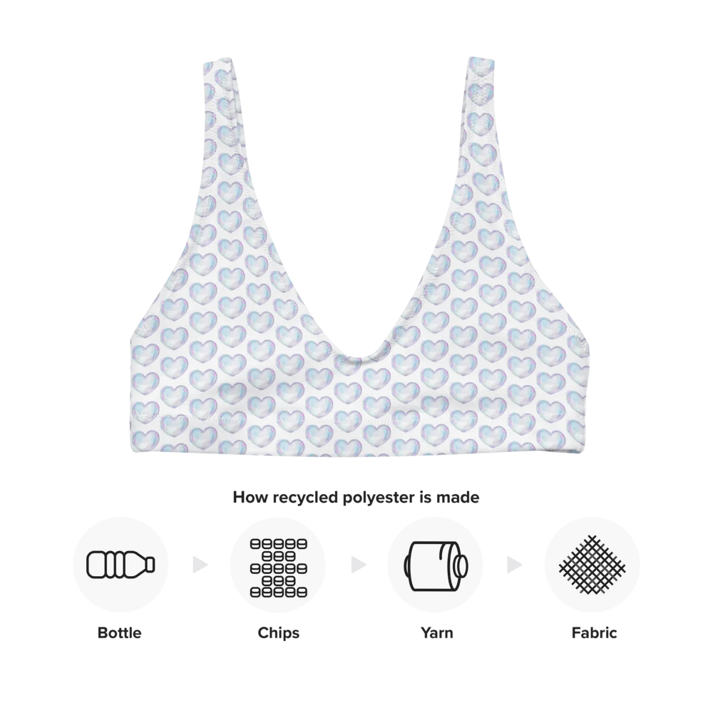 Padded Heart bubble Bikini Top product image (10)