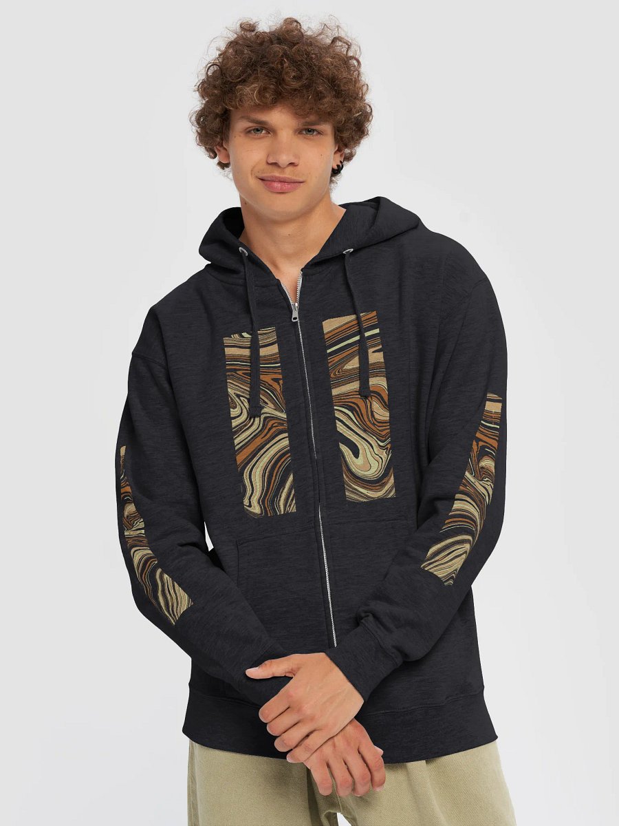 ENOUGH FOR ME Fleece Zip-Up Hoodie product image (5)