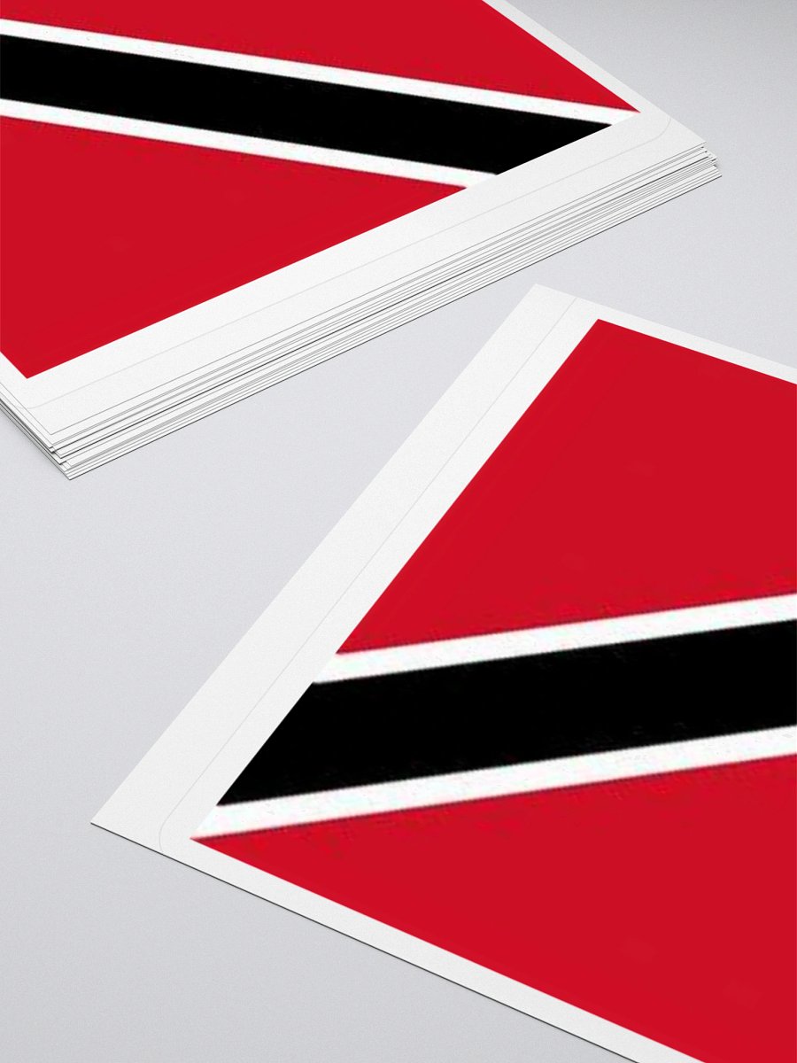 Trinidad and Tobago Flag Sticker - Premium Vinyl Design for National Pride product image (4)