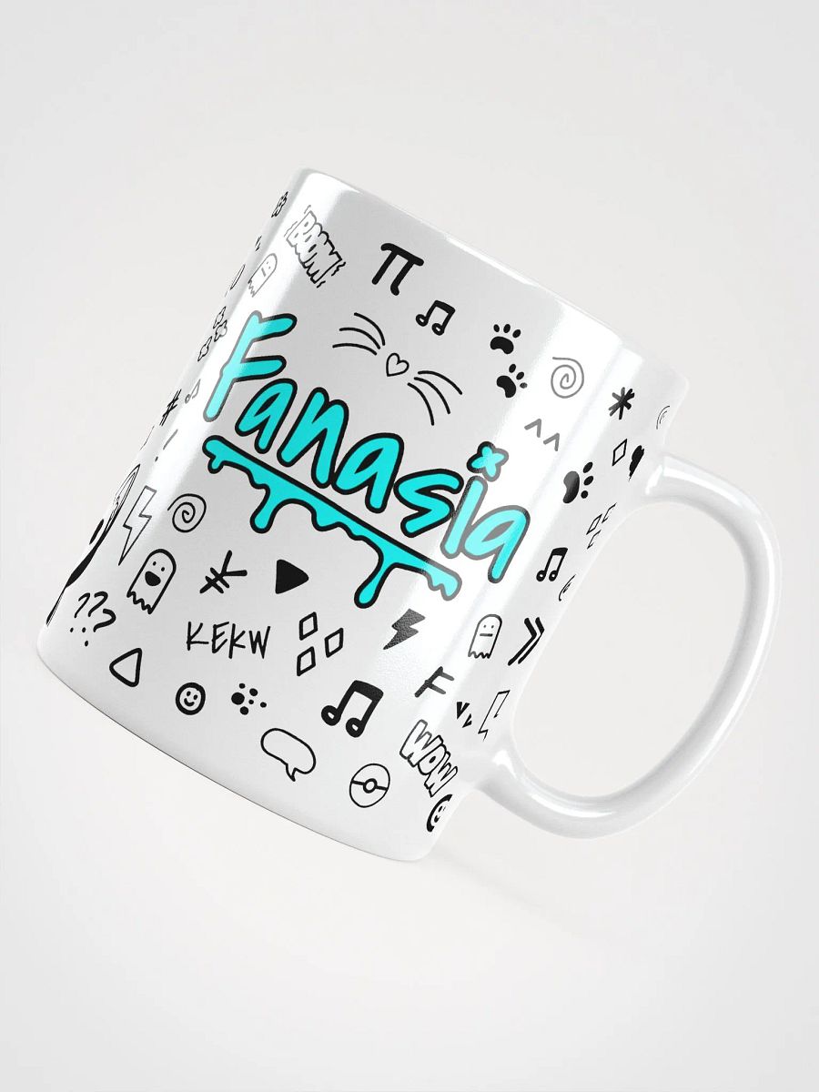 Fana Tasse Weiß Blau product image (4)