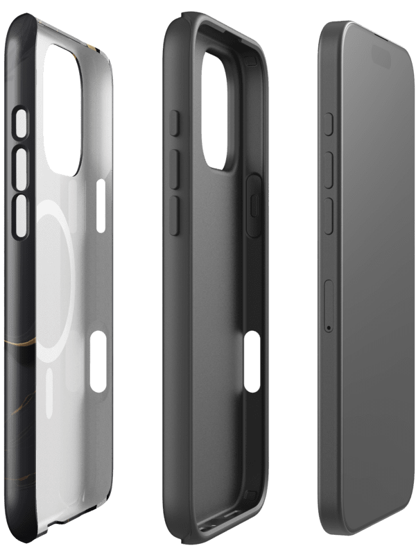 MagSafe® Tough Case for iPhone – Golden Noir Elegance product image (13)